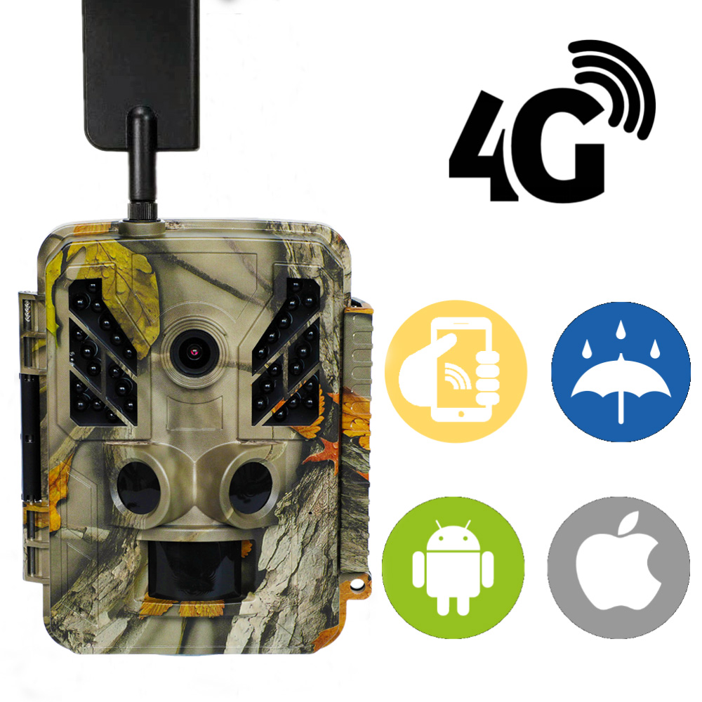 Waterproof Outdoor 4G LTE APP Hunting Trail Camera