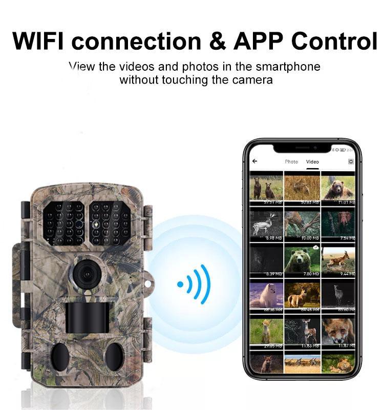 Night Vision Hunting Trail Camera with WIFI and Bluetooth