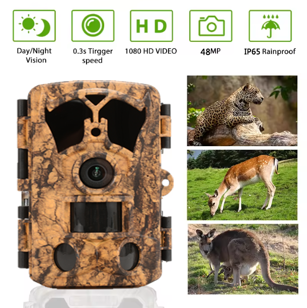  BSTCAM App Control Wide Angle 4K 48PM Bluetooth&WiFi Waterproof Grade IP65 Control Remote Wild Animal Detector Trail Camera