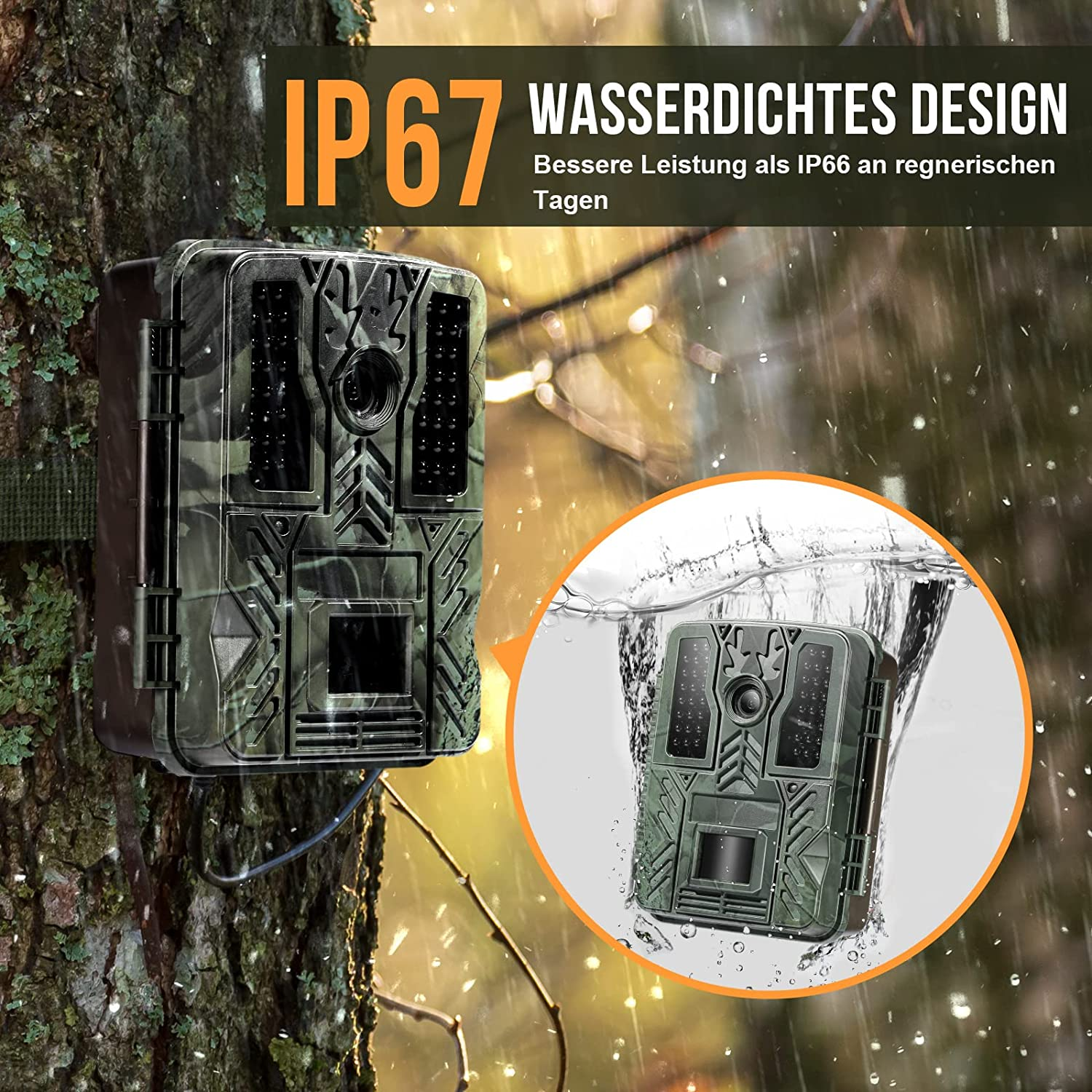 waterproof hunting trail camera 