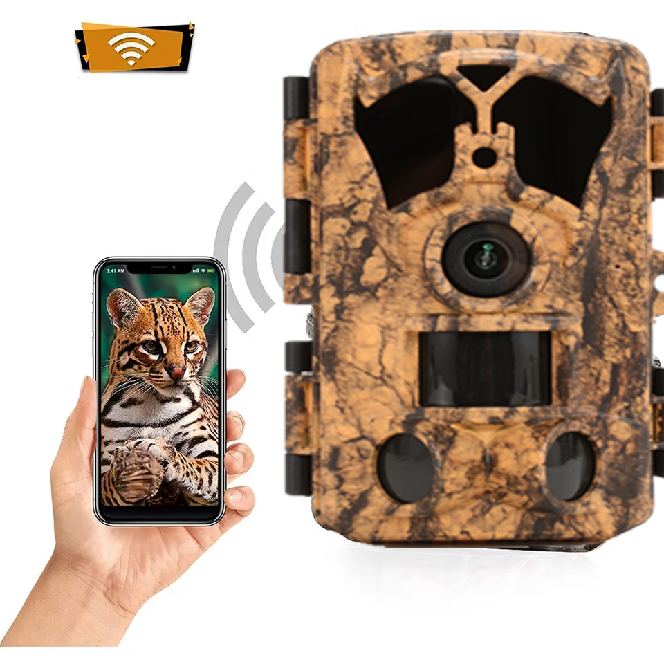  Hoting BSTCAM 4K 48PM Bluetooth&WiFi Wide Angle App Control Waterproof Grade IP65 Wildlife Monitoring Trail Camera